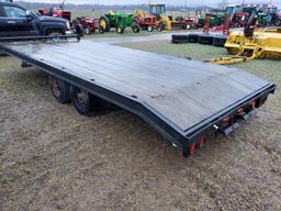 Wards 20' Bumper Hitch Deck Over Trailer With Pull Out Ramps
