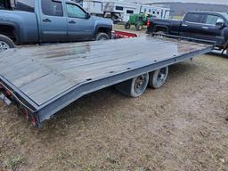 Wards 20' Bumper Hitch Deck Over Trailer With Pull Out Ramps