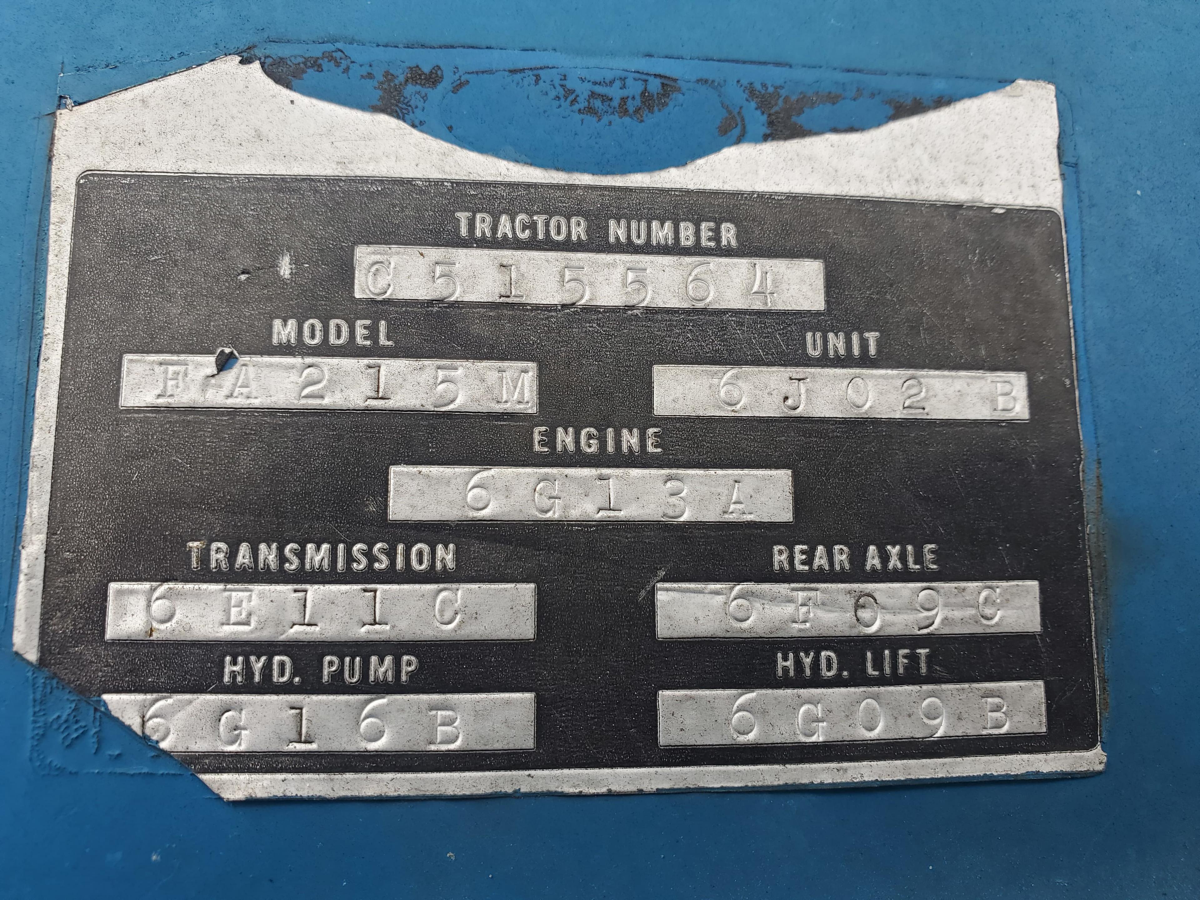 Ford 7600 2 Wheel Drive Open Station Tractor