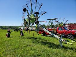 2013 Claas Liner 1750 Twin Rotor Hay Rake With 2 Point Hitch