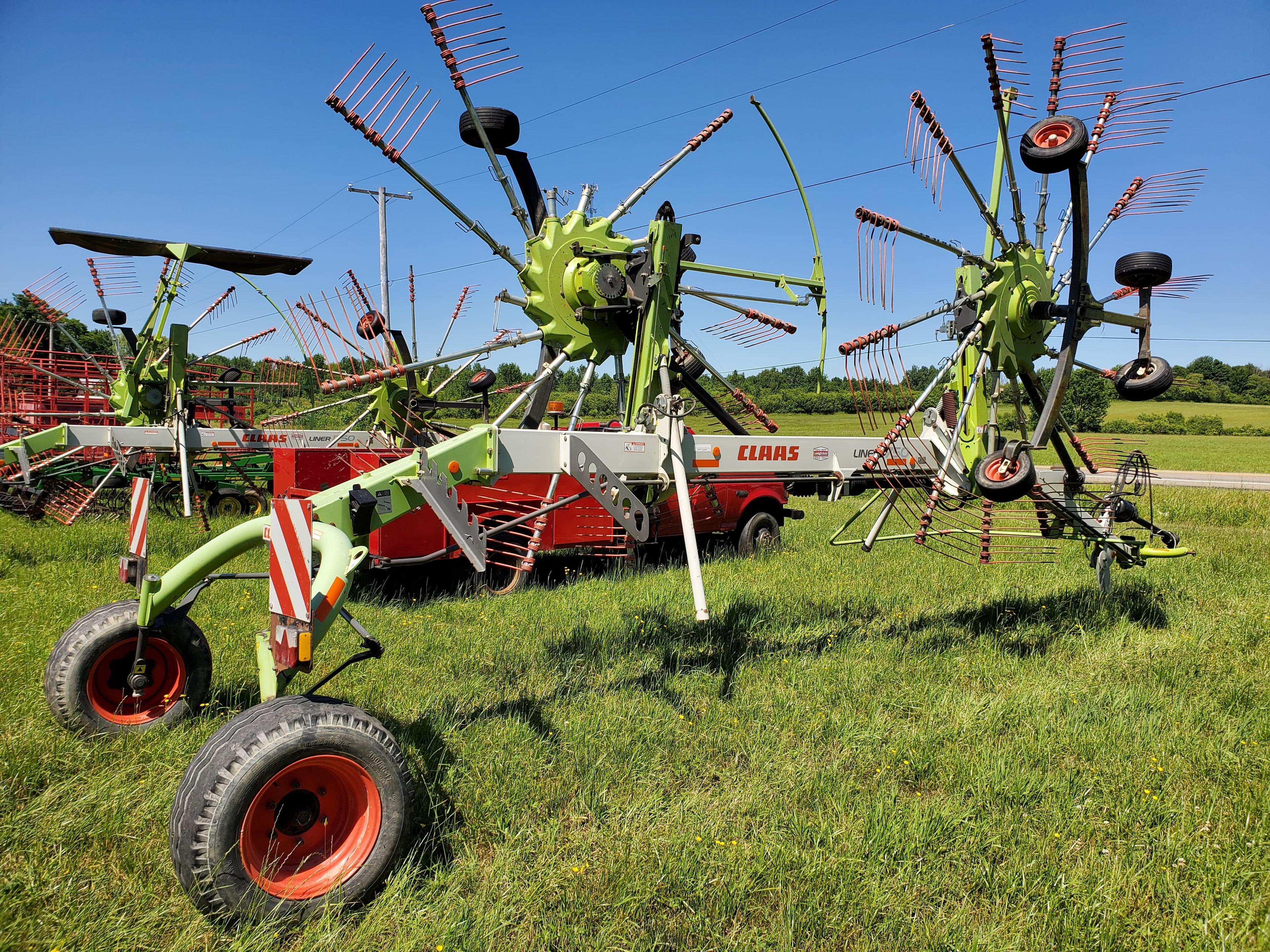 2013 Claas Liner 1750 Twin Rotor Hay Rake With 2 Point Hitch