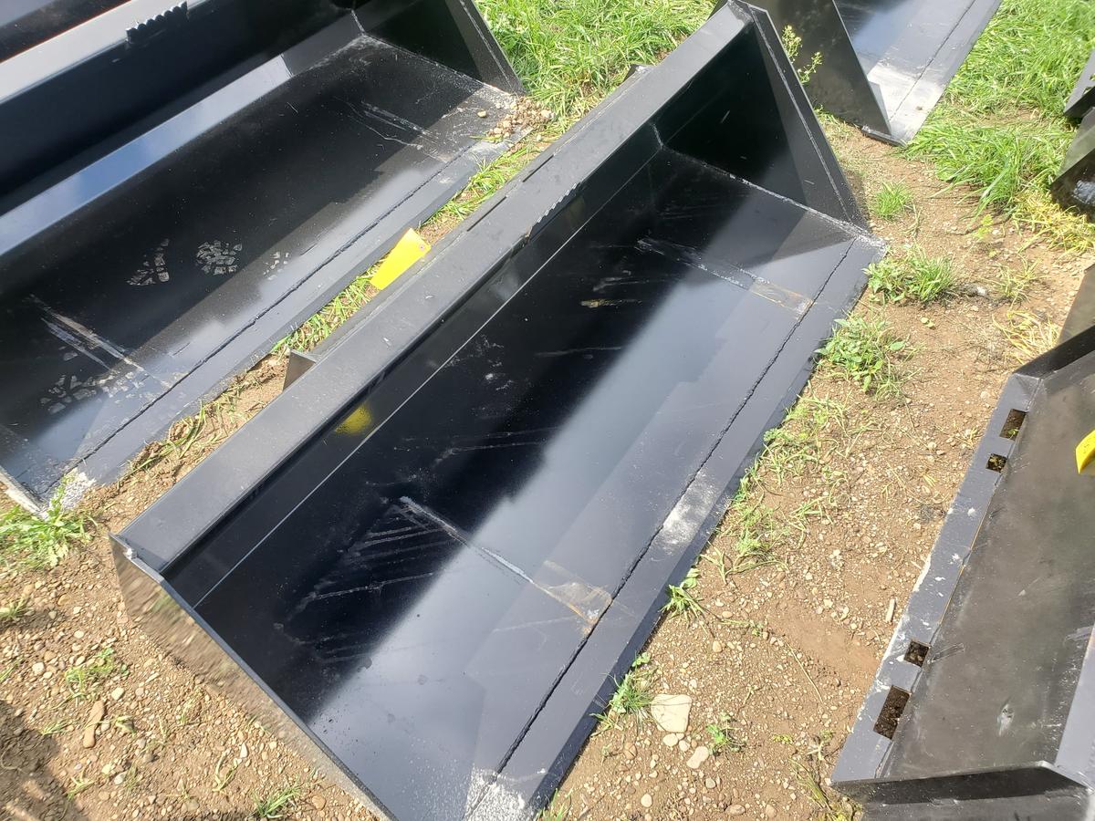 New 72" Universal Skid Steer Bucket