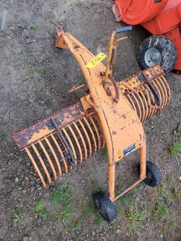 4' Pull Behind York Rake