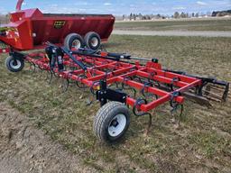 2022 Unverferth 18' Hydraulic Wing Fold Perfecta 10 Soil Finisher With Buster Bar Harrow