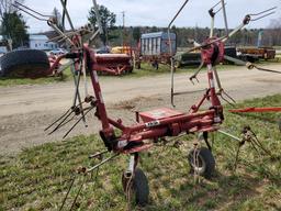H&S  ST-520 4 Rotor Vertical Fold Hay Tedder