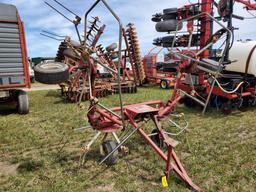 H&S  ST-520 4 Rotor Vertical Fold Hay Tedder