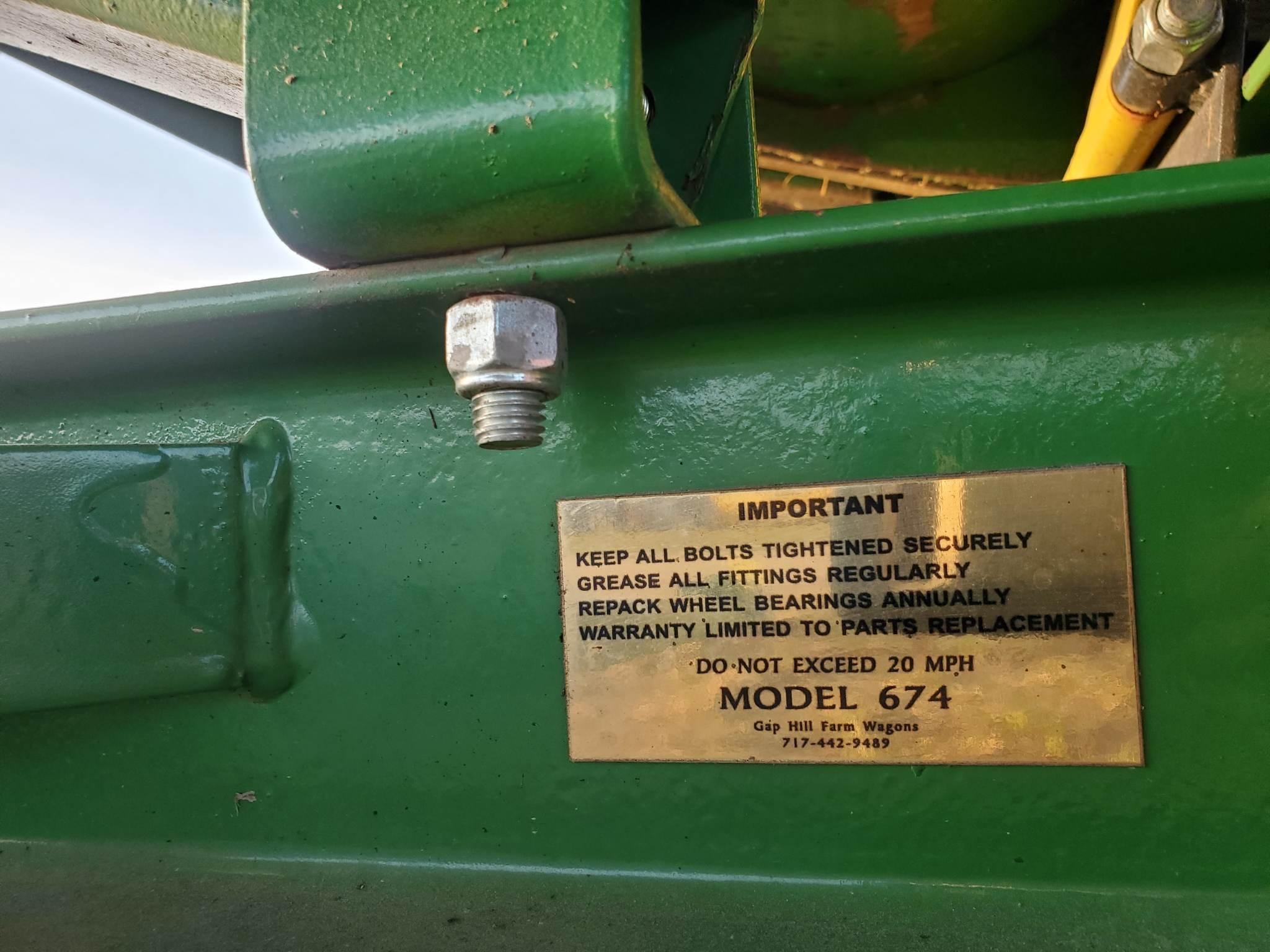 Gap Hill Farms Model 674  20' Header Cart