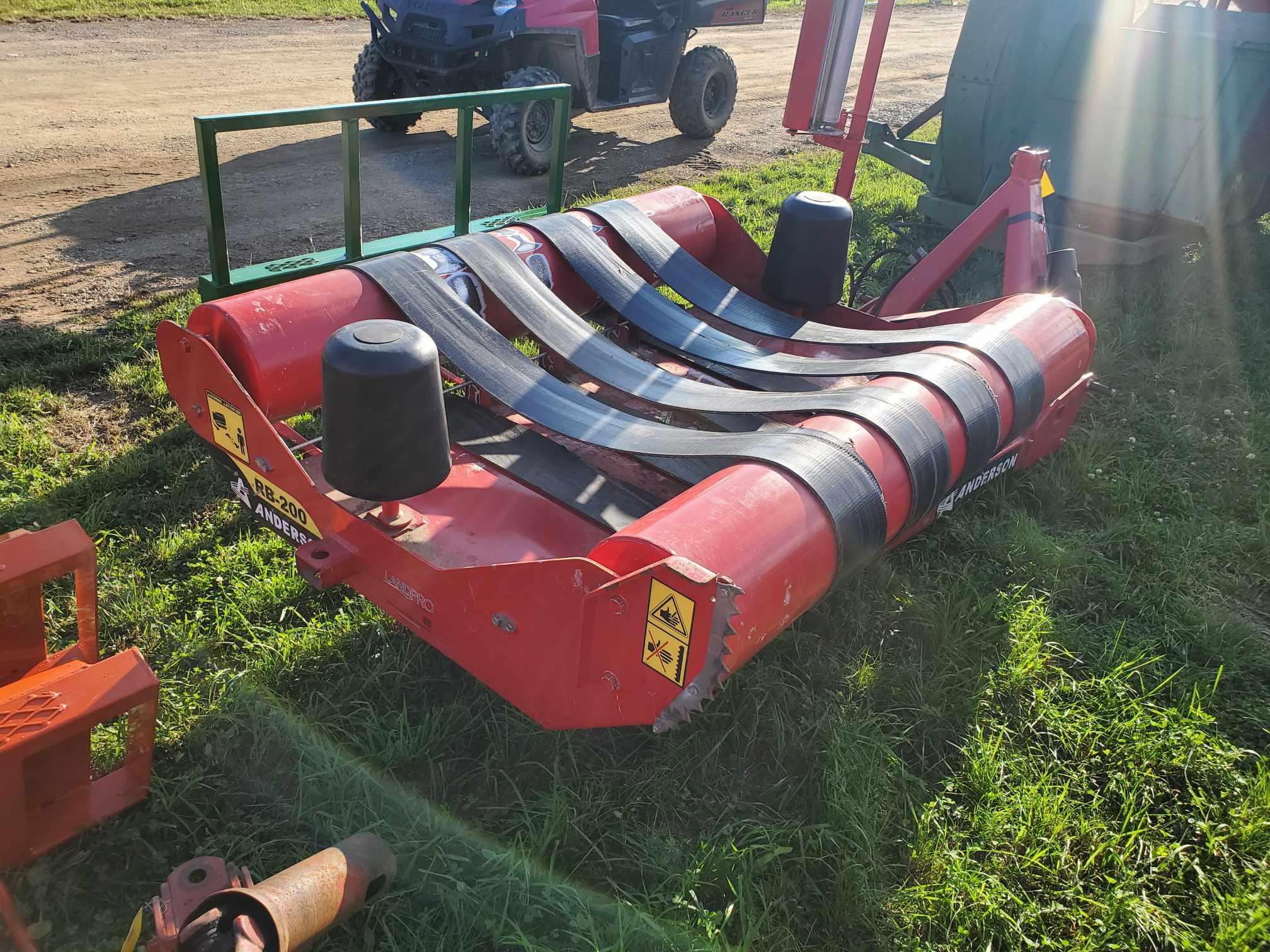 Anderson RB-200 Three Point Hitch Round Bale Wrapper With 30" Stretcher