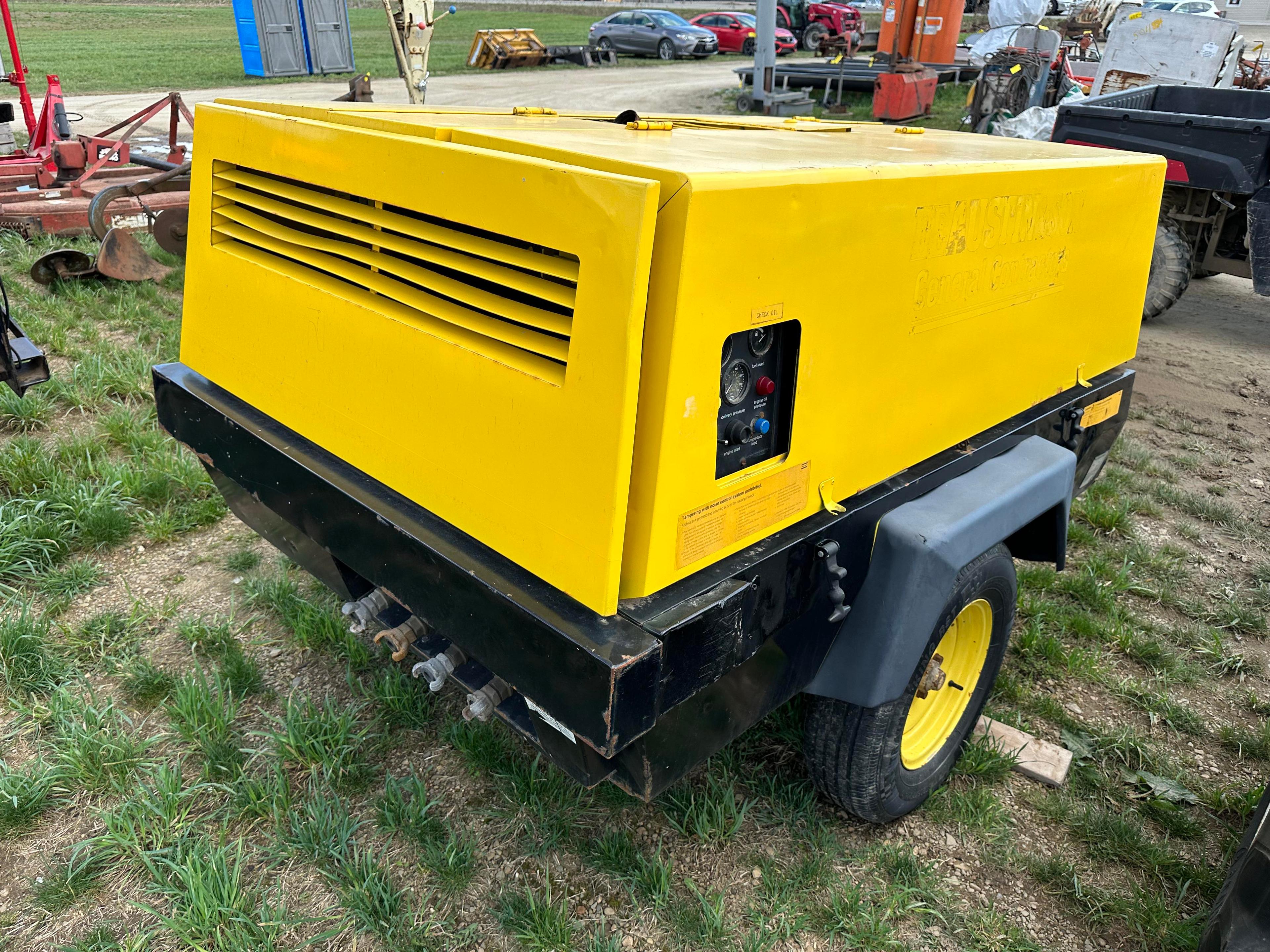 1991 Atlas Pintle Hitch Portable Air Compressor