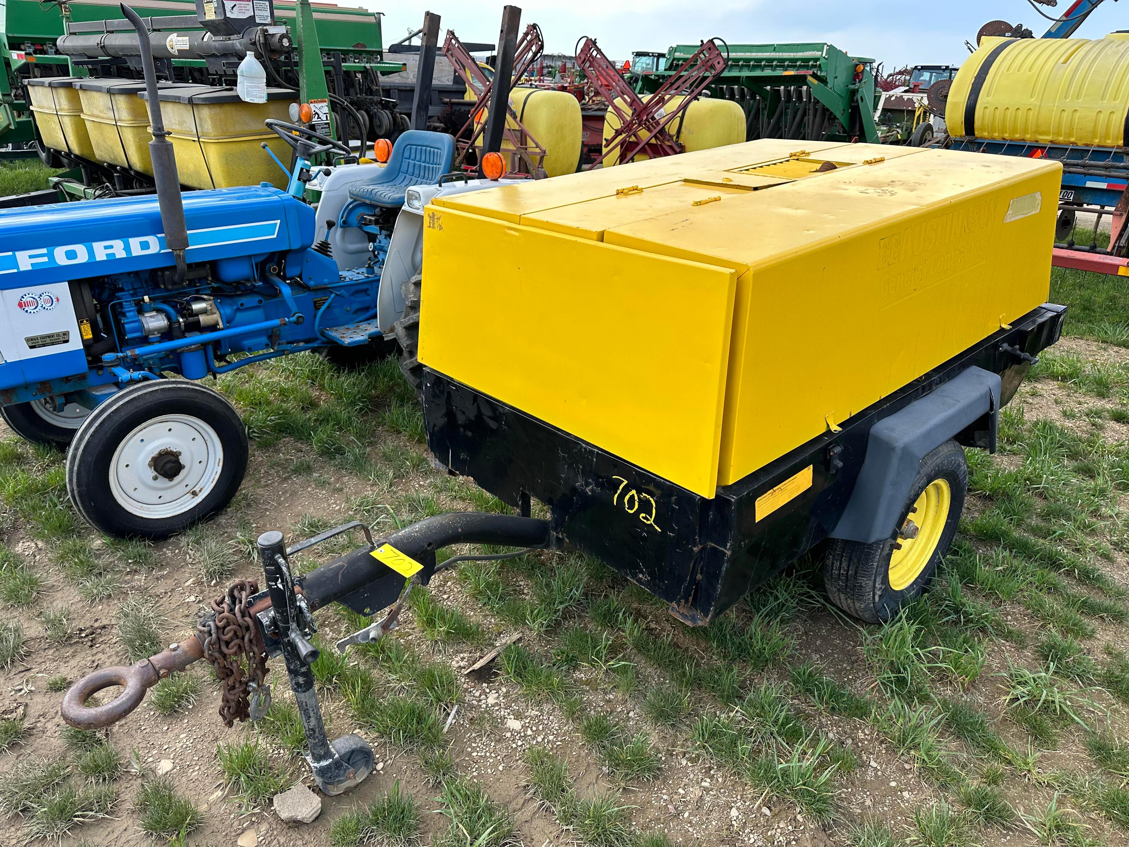 1991 Atlas Pintle Hitch Portable Air Compressor