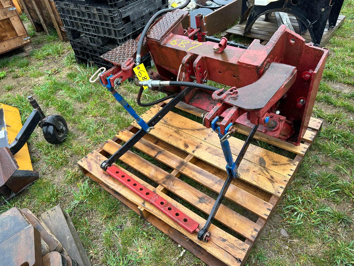 Tractor Three Point Hitch Conversion With Cylinders