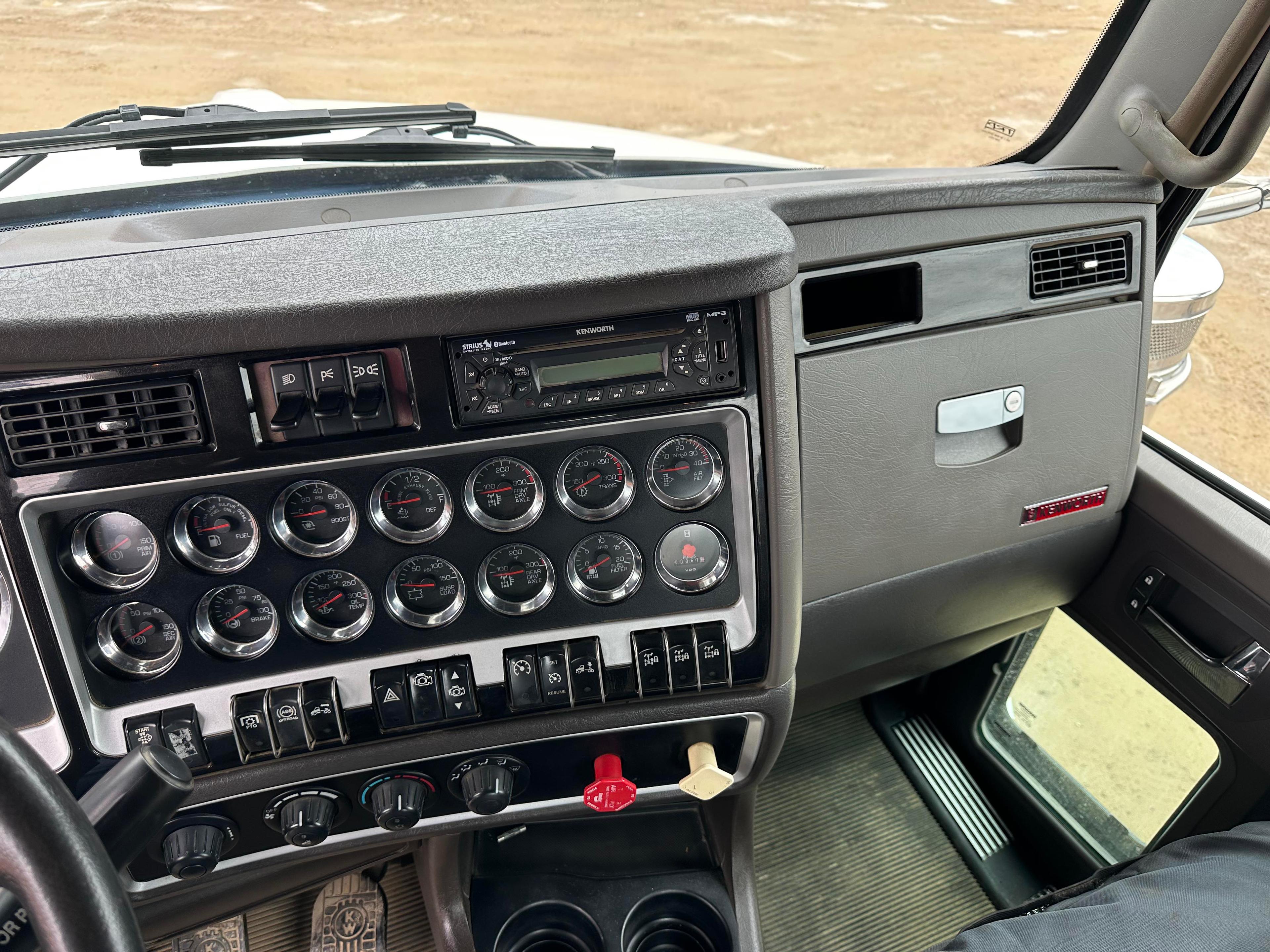 2012 Kenworth T-800 Factory Day Cab Tandem Axle Road Tractor With 104,837 Actual Miles