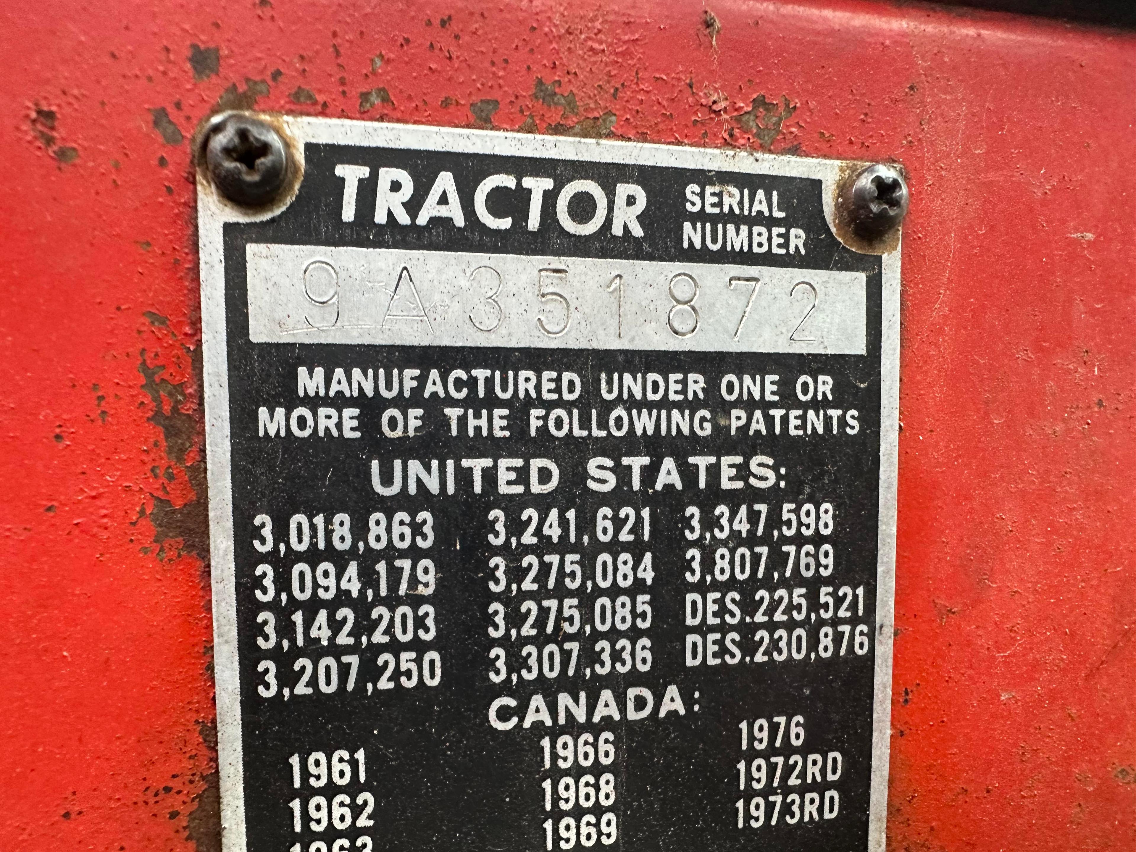 Massey Ferguson 275 Cab Tractor, 1 Owner