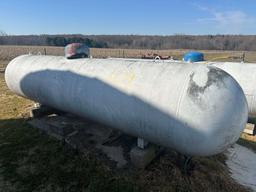 1000 Gallon Propane Tank With 70% Of Lp