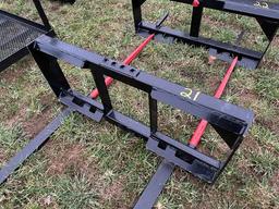 New Skid Steer Double Prong Bale Spear