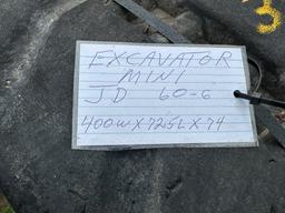 Pair Of Tracks For JD 60-G  Excavator