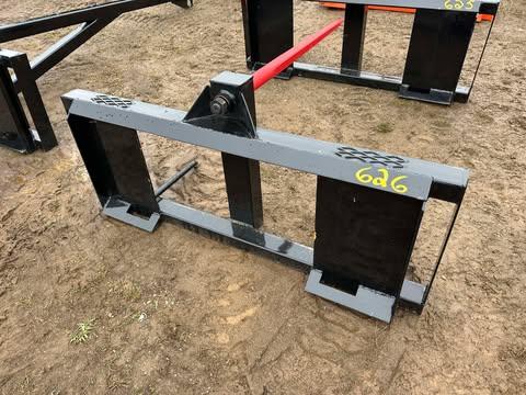 New Skid Steer Single Prong Bale Spear