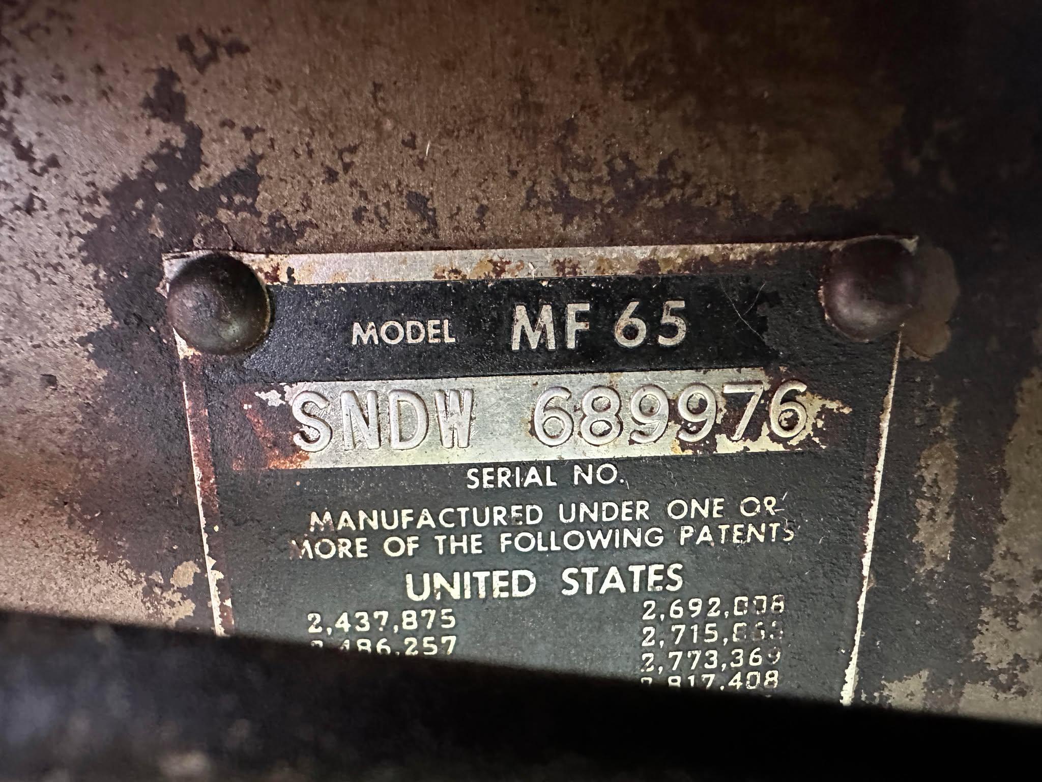 Massey Ferguson 65 Diesel Tractor
