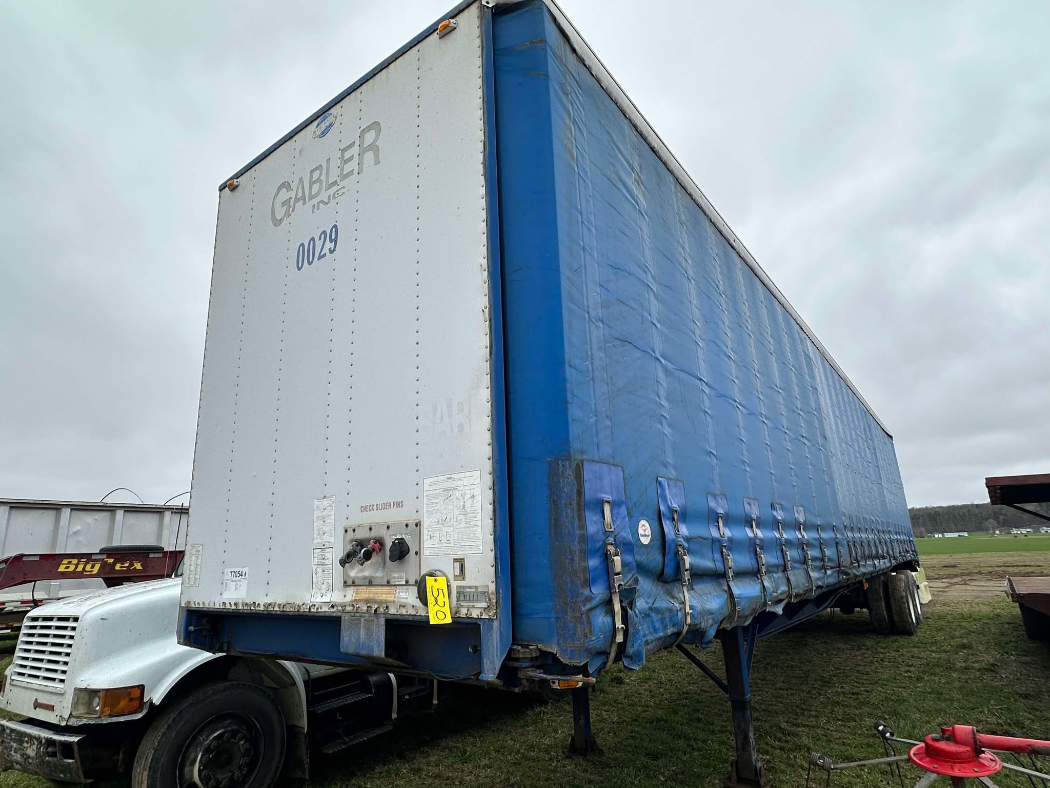 1995 Utility 48’ Curtain Side Trailer