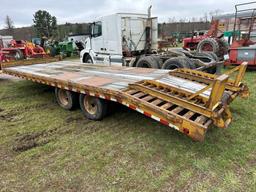 2005 Rolls Rite 25’ Tandem Axle Pintle Hitch Trailer