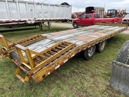 2005 Rolls Rite 25’ Tandem Axle Pintle Hitch Trailer