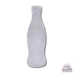 1951 Coca-Cola Bottle Shaped Embossed Metal Sign TAC 9