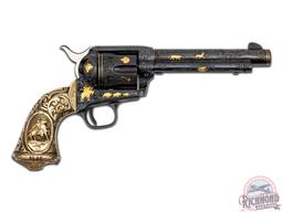 Engraved & Gold Inlaid 1st Gen Colt Single Action Army Revolver Frm. of the Robert M. Lee Collection