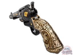 Engraved & Gold Inlaid 1st Gen Colt Single Action Army Revolver Frm. of the Robert M. Lee Collection