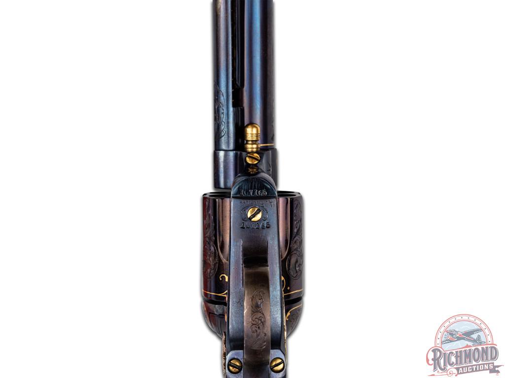 Aaron Pursley Engraved First Generation Colt Single Action Army Revolver