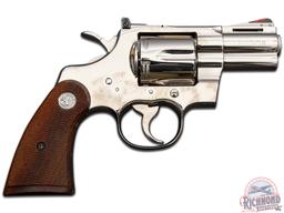 1971 Colt Python 2.5" Nickel .357 Magnum Double Action Revolver