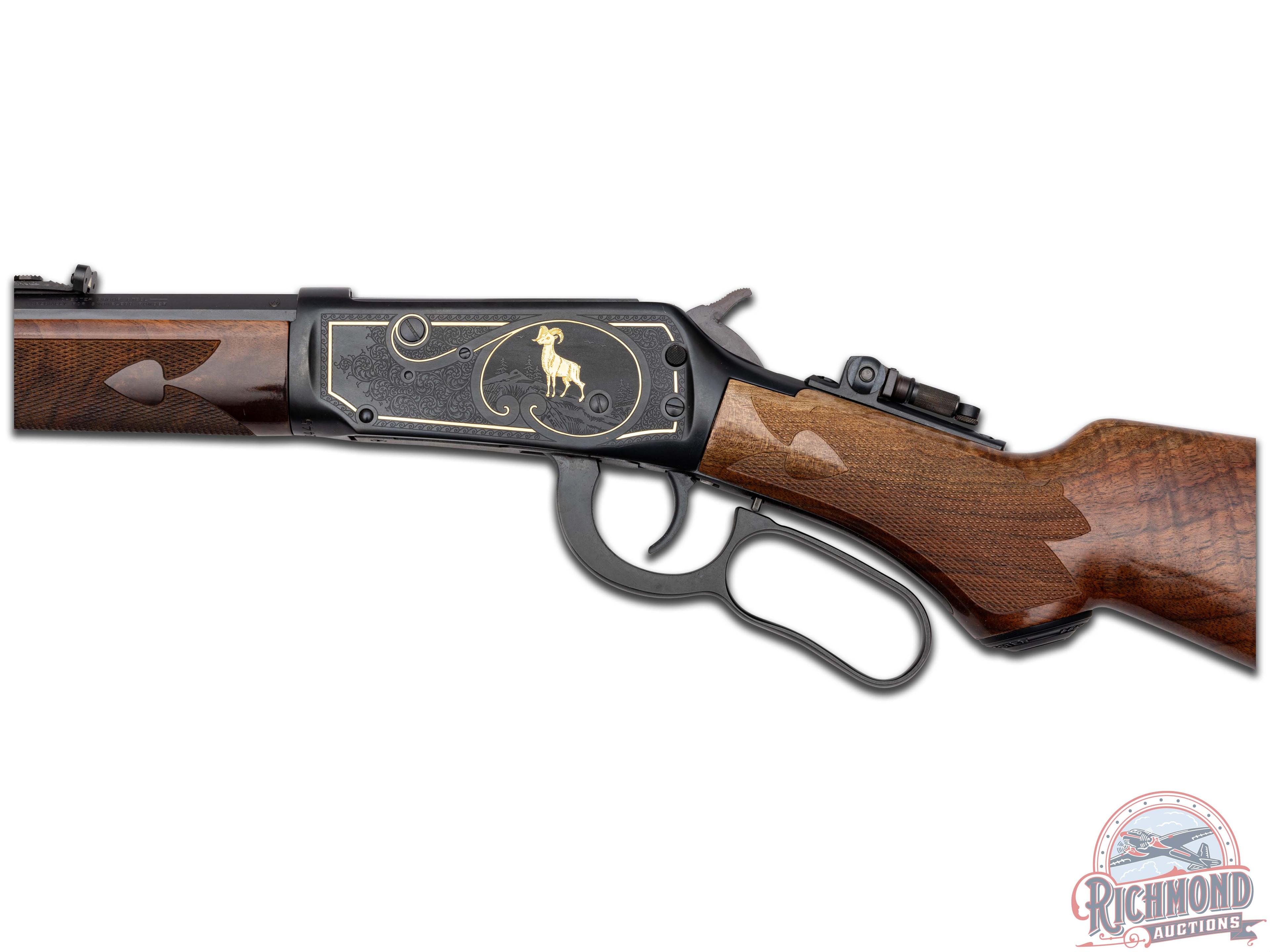 Winchester 1894 Centennial Lever Action .30 WCF Engraved & Gold Inlay High Grade Rifle