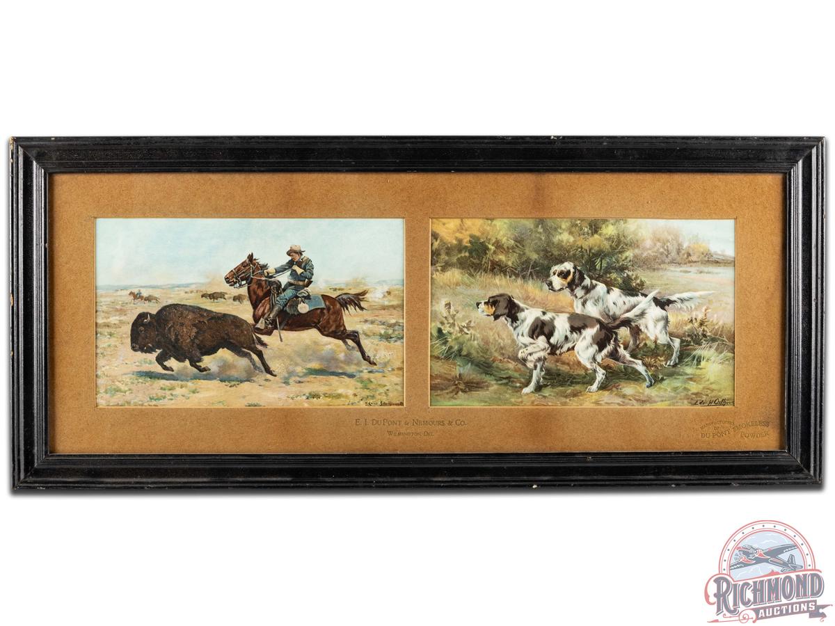 E.I. DuPont & Nemours & Co. Framed Dual Print Sign