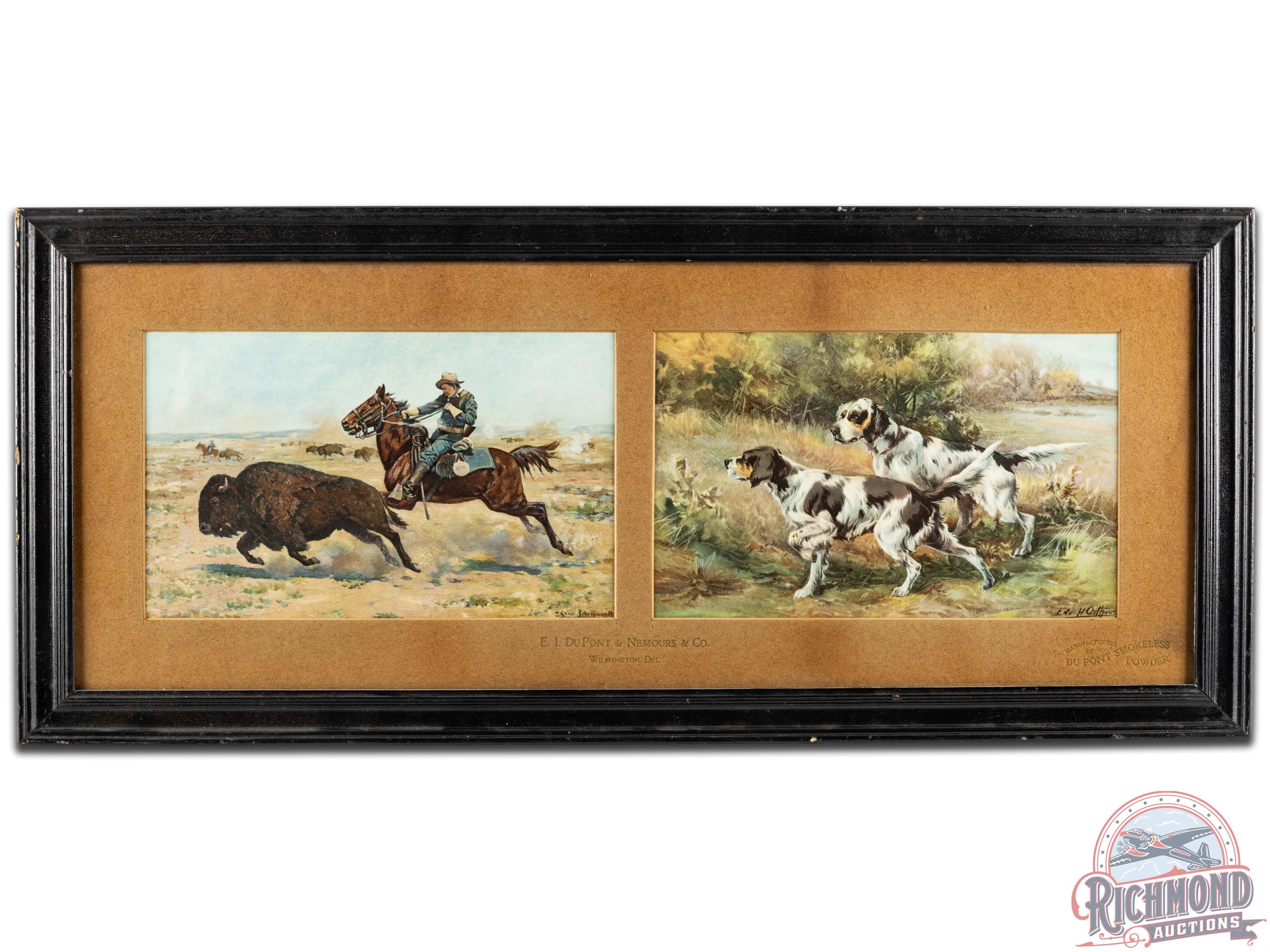 E.I. DuPont & Nemours & Co. Framed Dual Print Sign