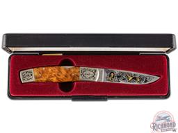 NIB Browning Limited Edition 1 of 5000 Gold Classic Auto-5 Folding Pocket Knife