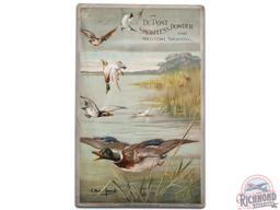 DuPont 1900 "A Double With DuPont Smokeless" for Wild Fowl Shooting Cardboard Sign
