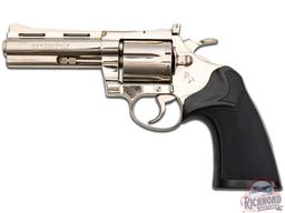 1977 Colt Diamondback 4" Nickel .38 Special Double Action Revolver