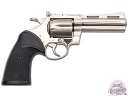 1977 Colt Diamondback 4" Nickel .38 Special Double Action Revolver