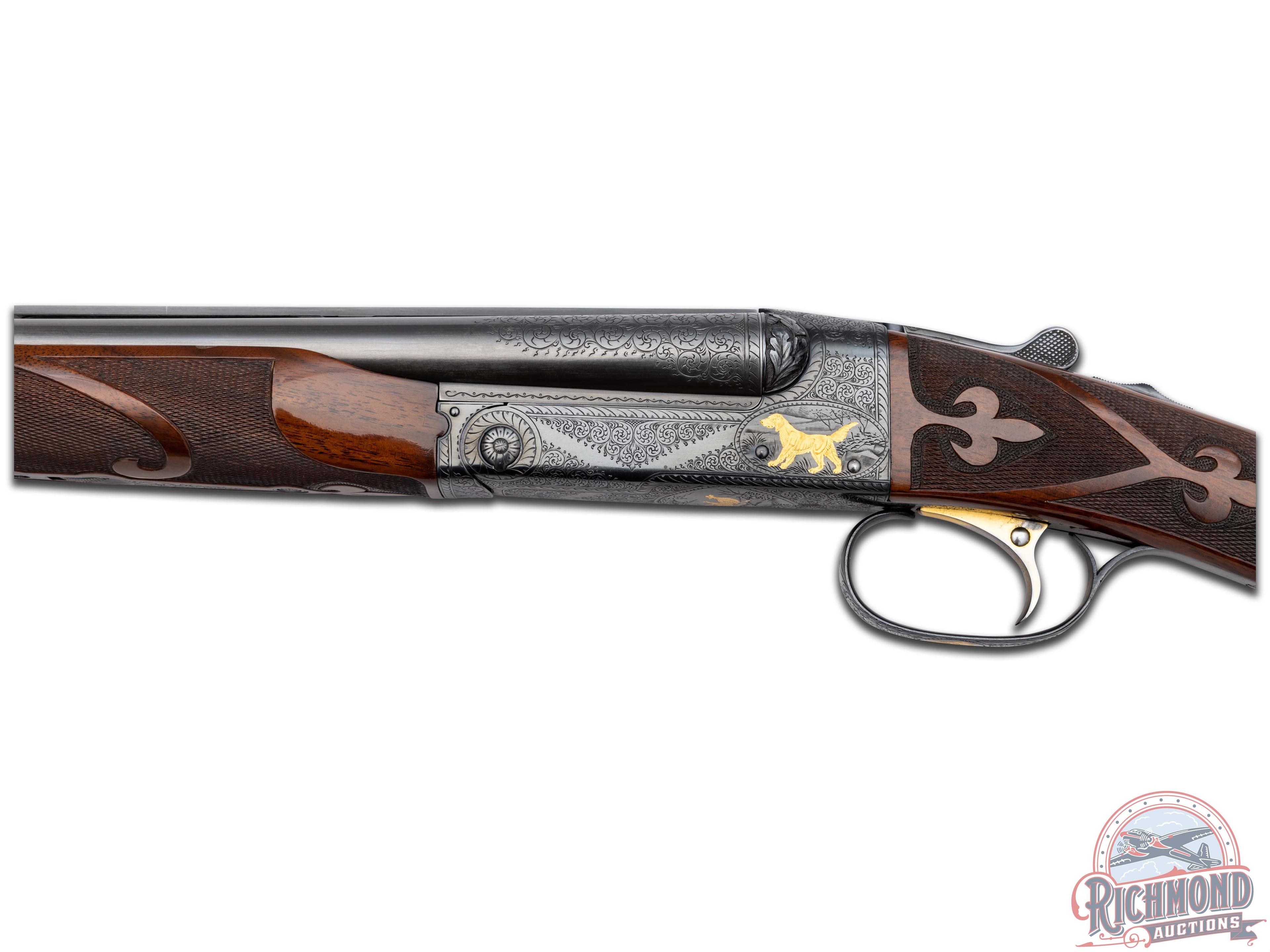 Incredible Grand American Style CSMC Winchester Model 21 Shotgun 28 & 410 Gauge Two Barrel Set