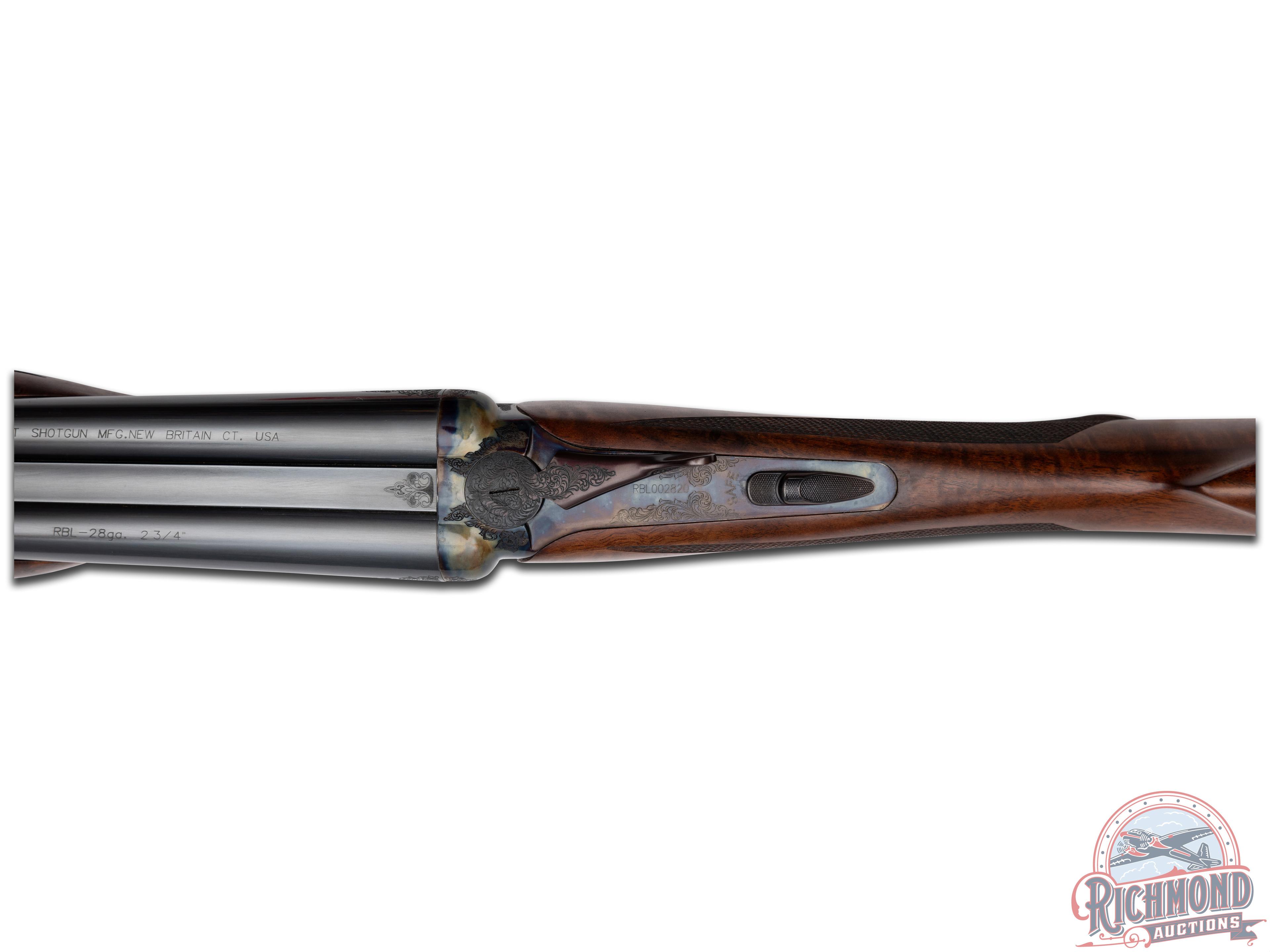 Connecticut Shotgun Mfg RBL 28 Gauge Double Barrel Shotgun & Case