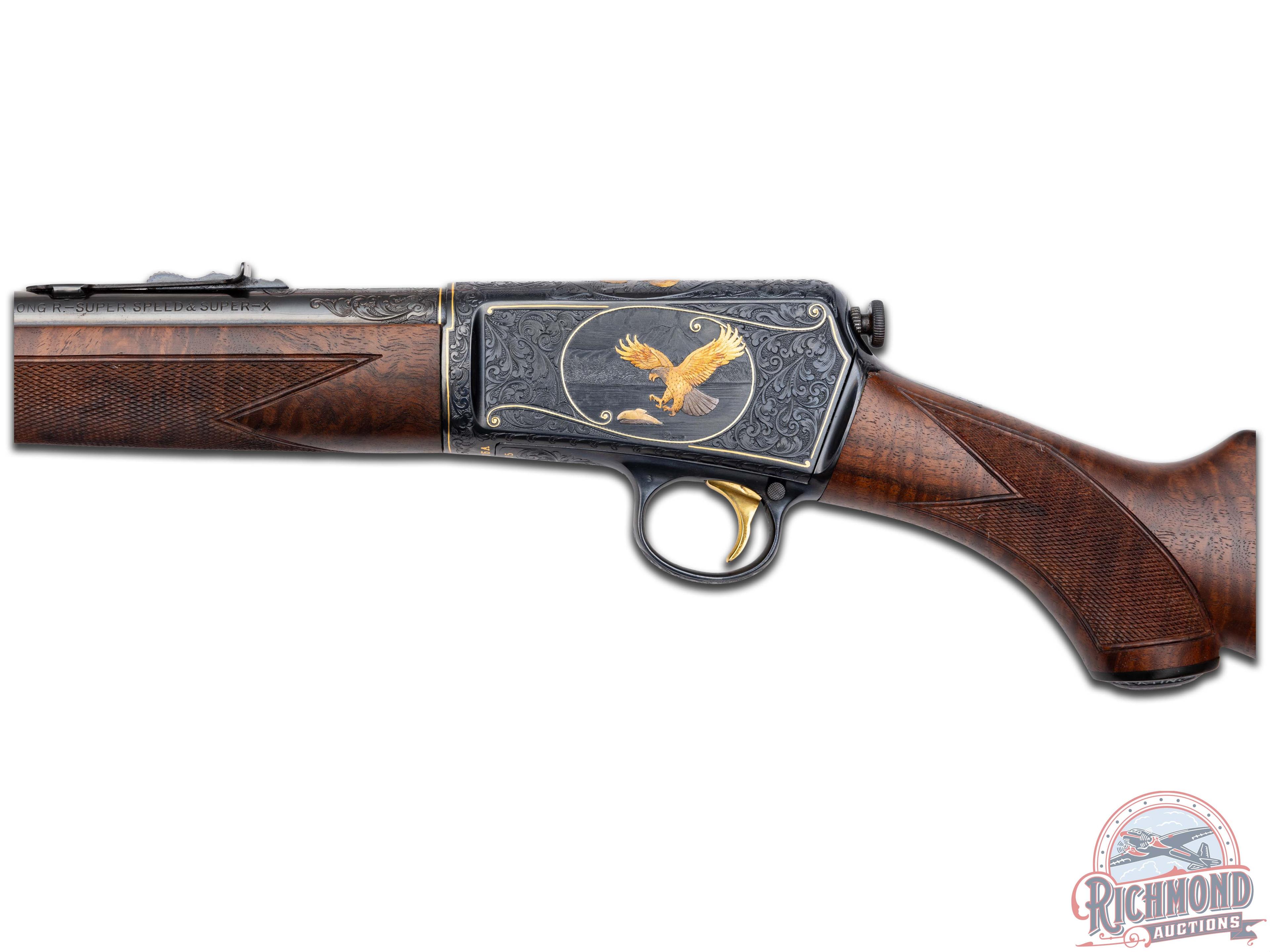 Exquisite Custom 1939 Winchester Model 63 .22 LR Semi Automatic Rifle by Angelo Bee