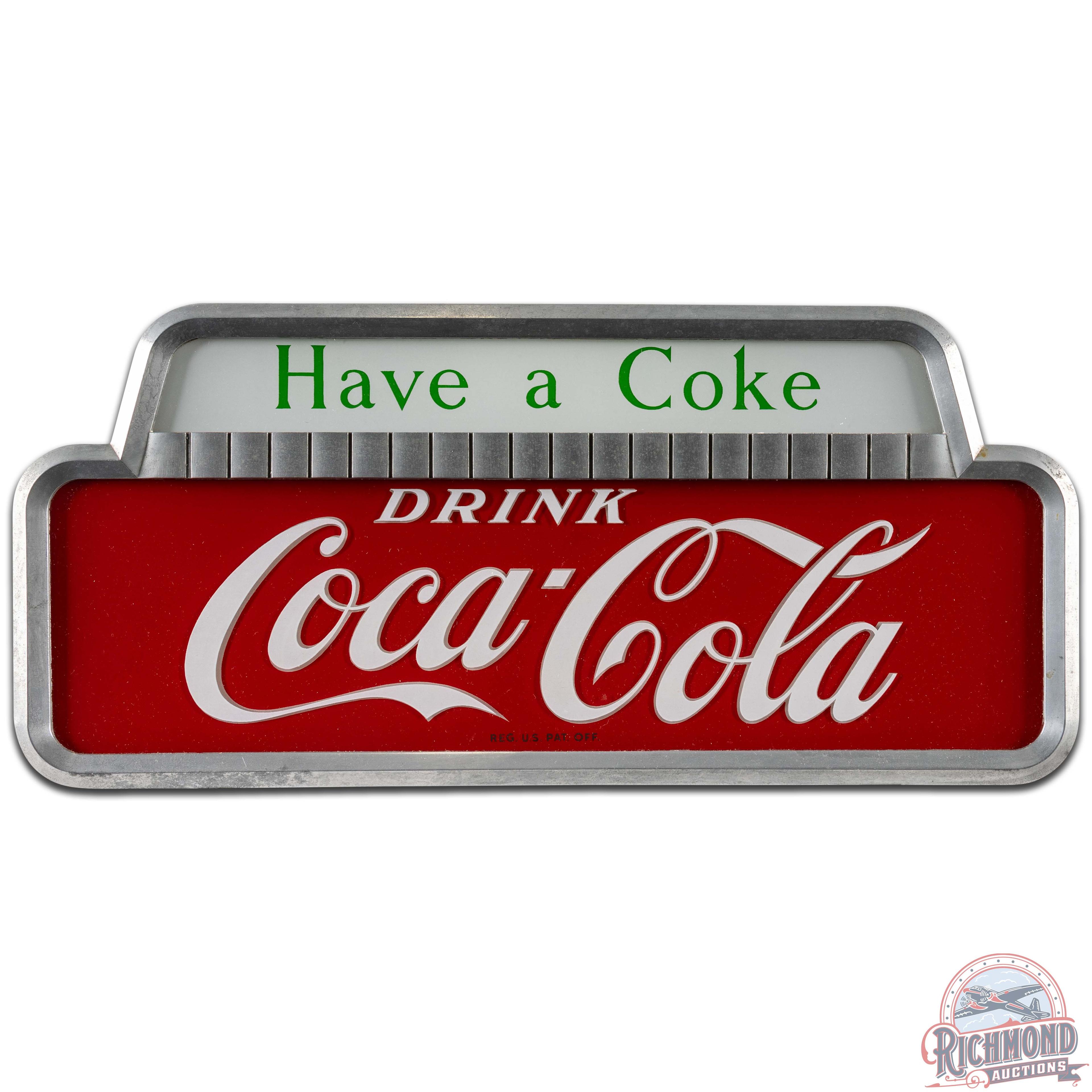 Have a Coke Drink Coca Cola Lighted Counter Top Display Sign