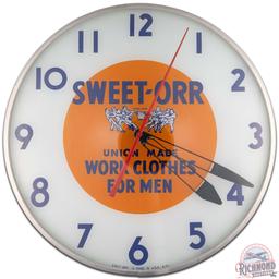 Sweet Orr Work Clothes for Men 15" Advertising Clock w/ Logo