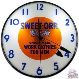 Sweet Orr Work Clothes for Men 15" Advertising Clock w/ Logo