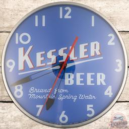 Kessler Beer 15" Telechron Advertising Clock