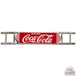 Drink Coca Cola SS Porcelain Door Push Bar Sign