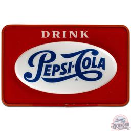 Pepsi Cola Lighted Bubble Sign w/ Can