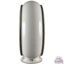 13.5" Gill Milk Glass Gas Pump Globe Body