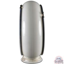 13.5" Gill Milk Glass Gas Pump Globe Body