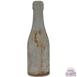 1942 7up SS Tin Bottle Sign w/ Swimmer Girl