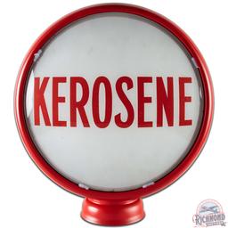 Kerosene 15" Single Gas Pump Globe Lens w/ Metal Body